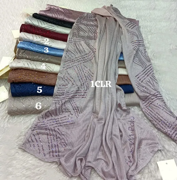 Imported Turkish Shimmer Hijab | HJ262